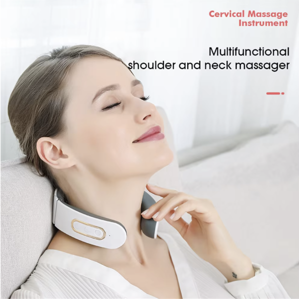 4 Head Neck Massager, cervical massage instrument with multifunctional shoulder and neck massager