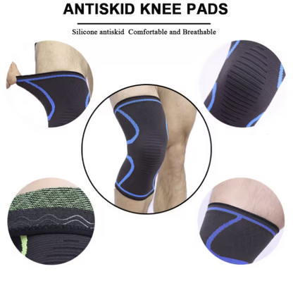 Antiskid knee pads made with silicone, comfortable and breathable