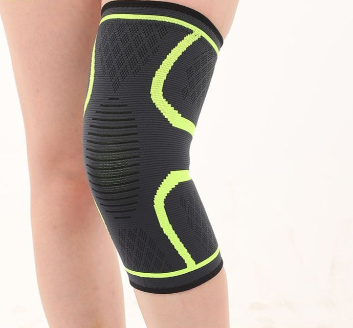 Fluoresent green knee brace