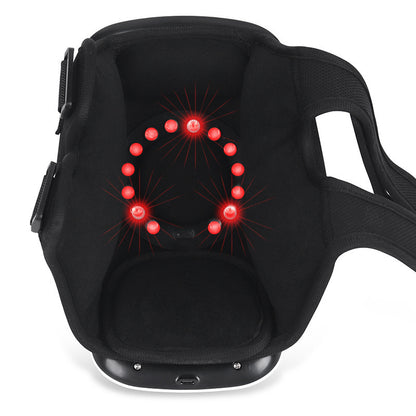 Infrared heat display of knee massager