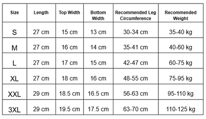 Sizing of knee braces, easy to check out on the size of yours, be sure to check out the next photo for measurement