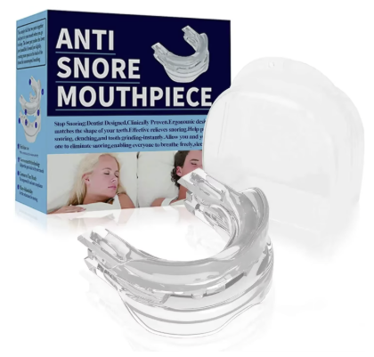 Snoring mouthpiece display